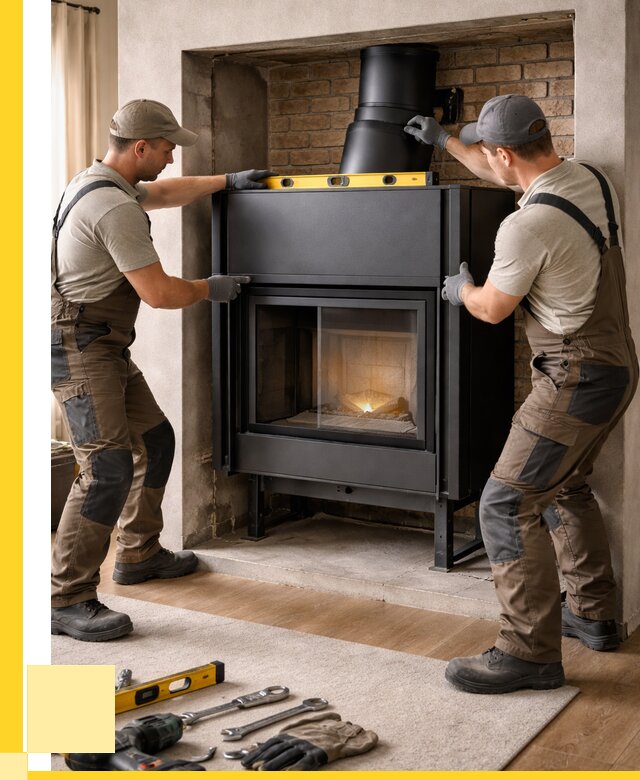 Установка каминных топок в Гатчине под ключ от 18497 р. | ЭриданГтч