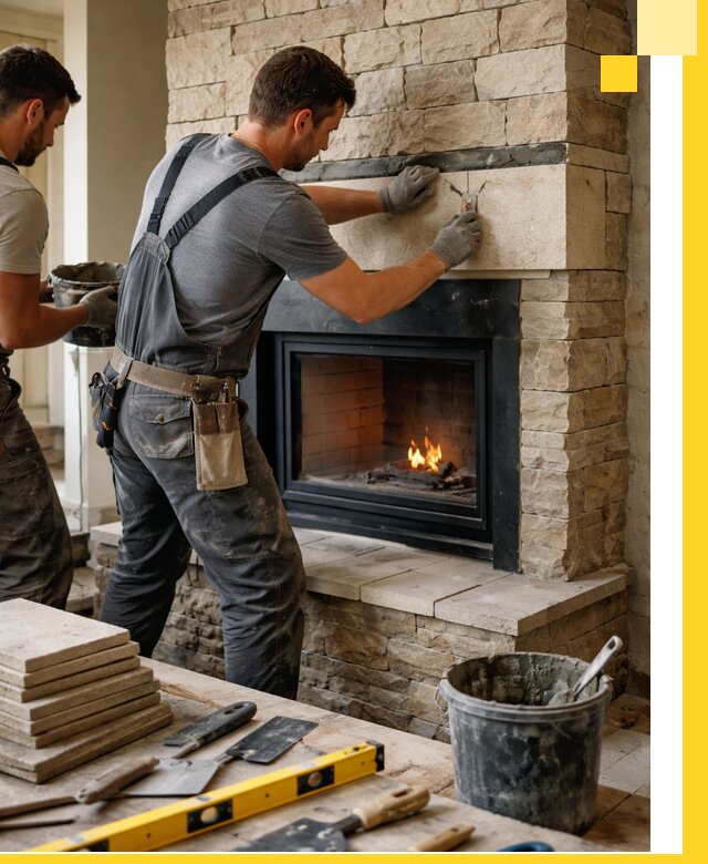 Проектирование и установка открытых каминов в Гатчине