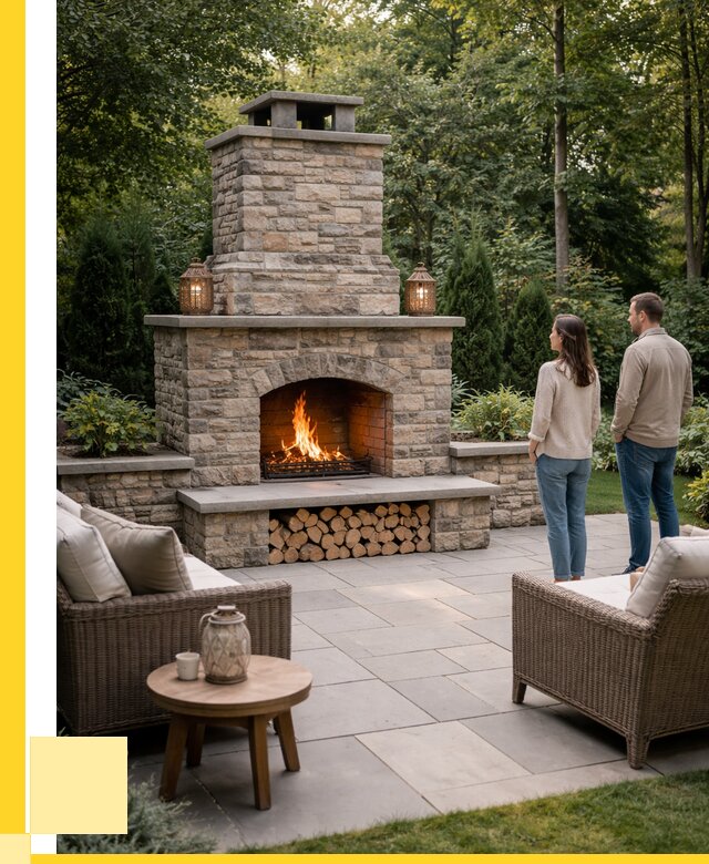 Уличные камины из кирпича в Гатчине от 154140 р. | ЭриданГтч