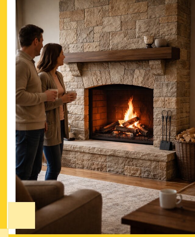 Каменные камины на заказ в Гатчине от 184968 р. | ЭриданГтч