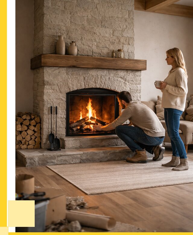 Камины для загородного дома в Гатчине от 359660 р., ЭриданГтч