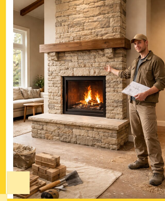 Камины под ключ в Гатчине от 184968 р. | ЭриданГтч — установка