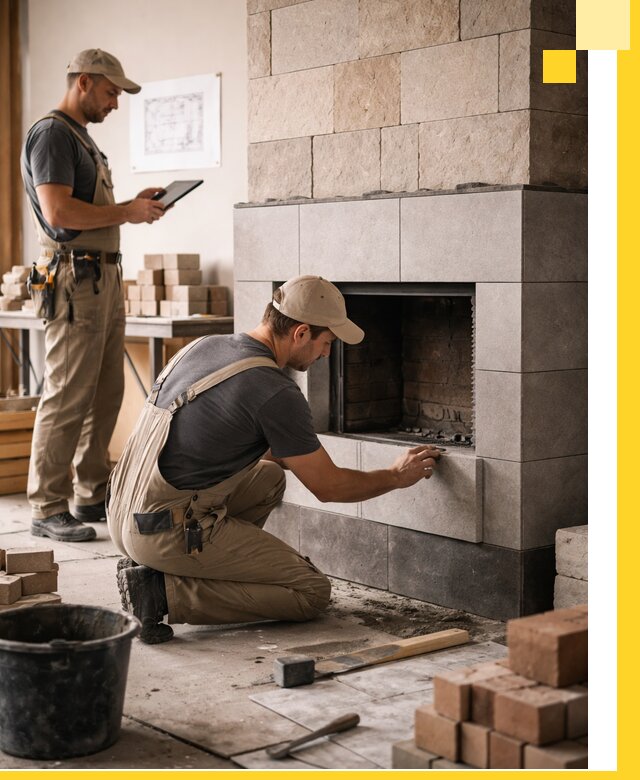 Индивидуальные проекты каминов и каминных систем в Гатчине