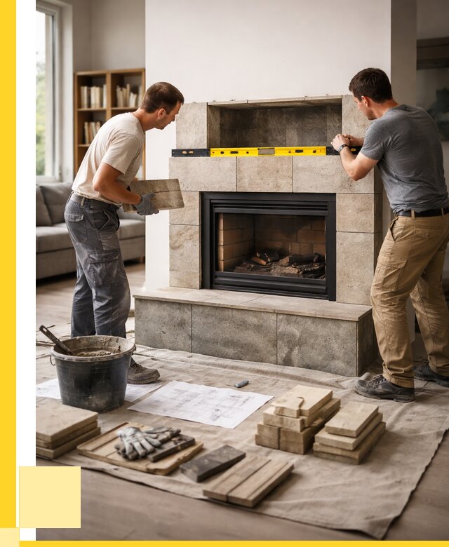 Монтаж каминов и установка в Гатчине от 46242 р. | ЭриданГтч