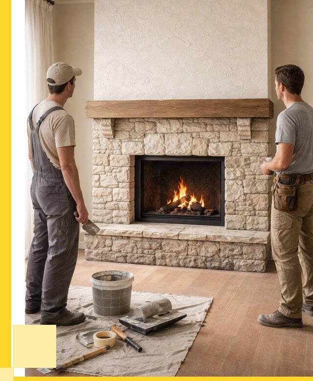 Отделка каминов в Гатчине от 6679 р. под ключ | ЭриданГтч