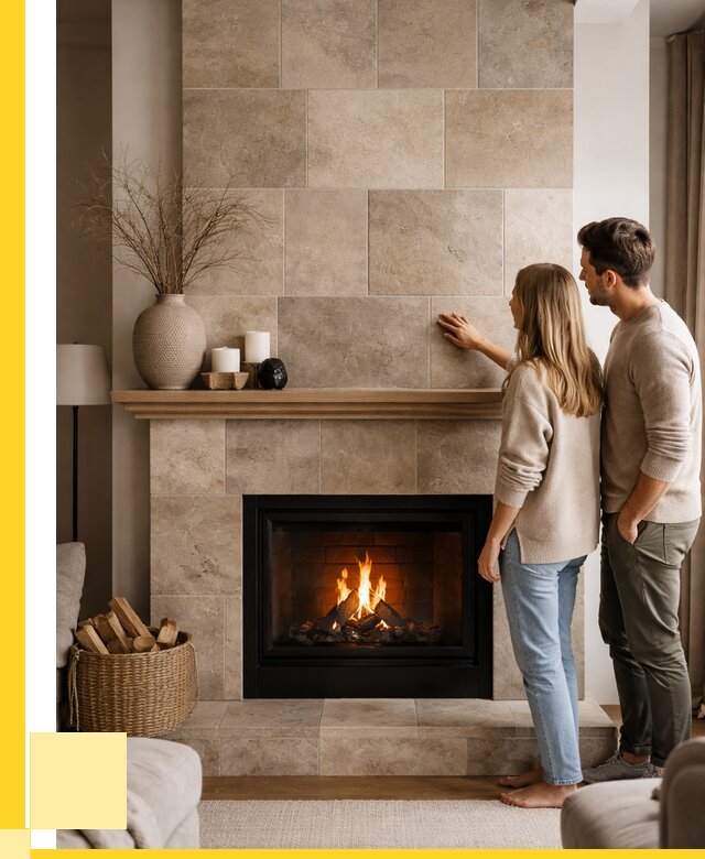 Облицовка каминов керамогранитом в Гатчине от 4624 р. | ЭриданГтч