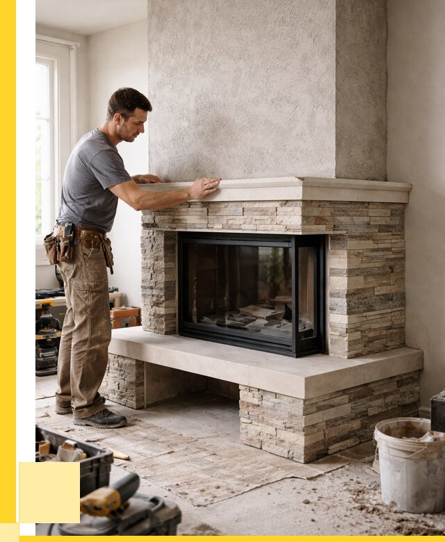 Изготовление каминов под ключ в Гатчине от 154140 р. | ЭриданГтч