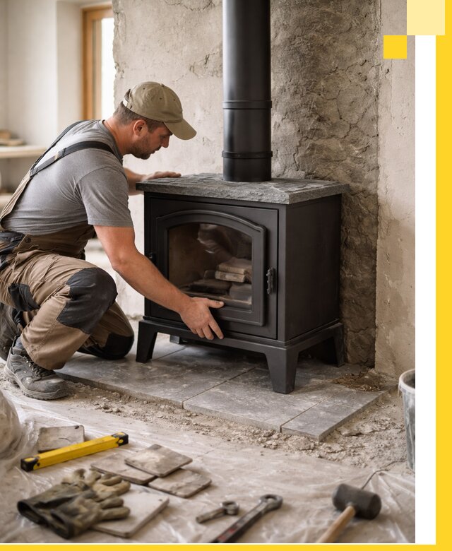 Профессиональный монтаж печей и каминов в Гатчине под ключ