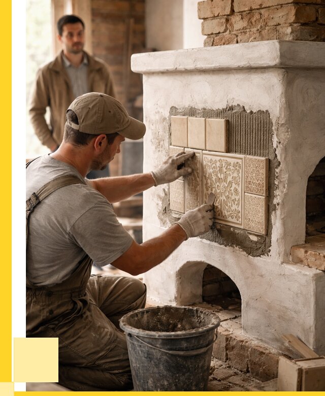 Отделка печей и банных печей в Гатчине от 35966 р. | ЭриданГтч