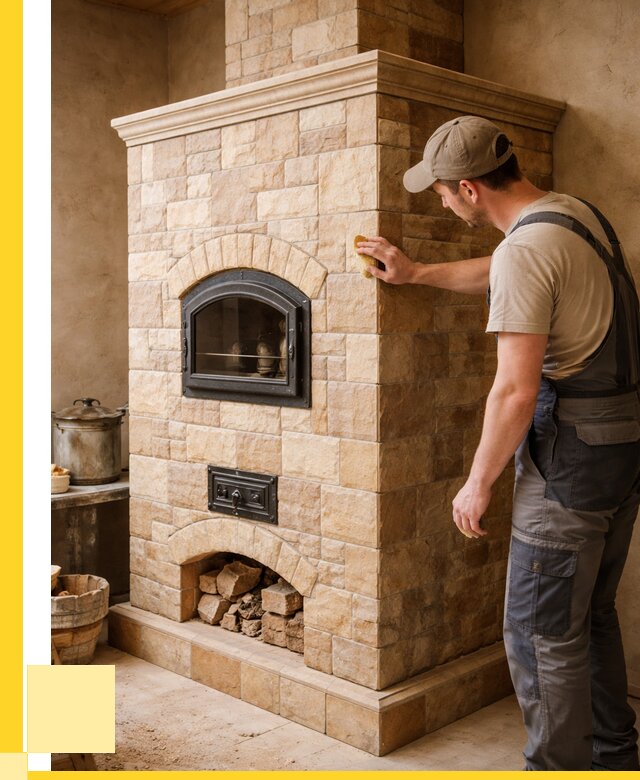 Облицовка печей в Гатчине от 4624 р. под ключ | ЭриданГтч