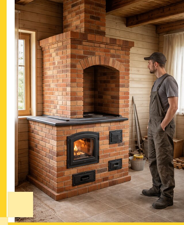 Кирпичные печи в Гатчине: купить от 154140 р. | ЭриданГтч