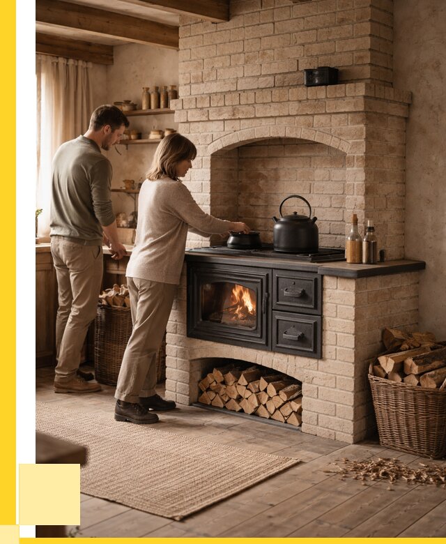 Печи с плитой в Гатчине от 46242 р. | ЭриданГтч — кирпичная печь