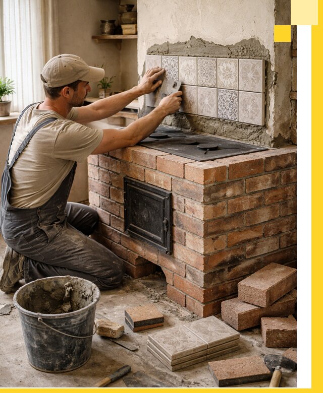 Печи с плитой на заказ монтаж гарантия и сервис в Гатчине