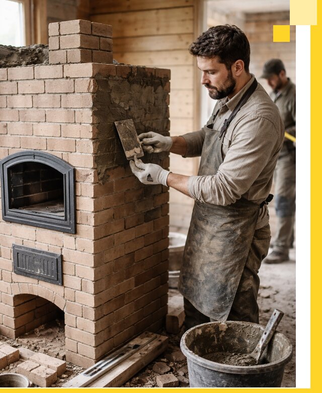 Изготовление и установка печей-шведок под ключ в Гатчине