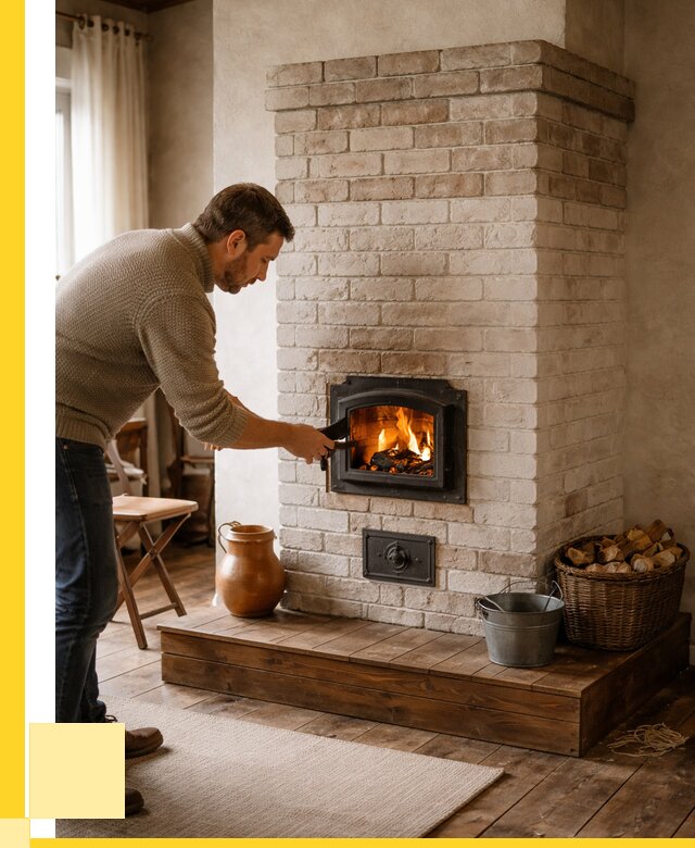 Печь голландка из кирпича в Гатчине от 87346 р. | ЭриданГтч