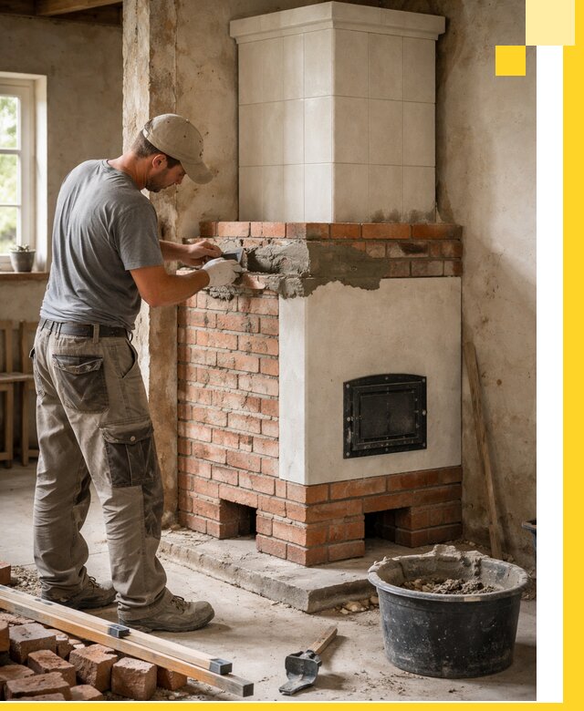 Изготовление и установка печей-голландок под ключ в Гатчине