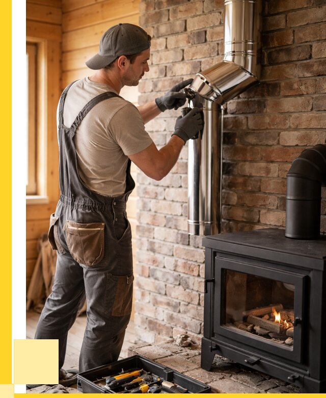 Монтаж дымоходов для печей в Гатчине от 7707 р. | ЭриданГтч