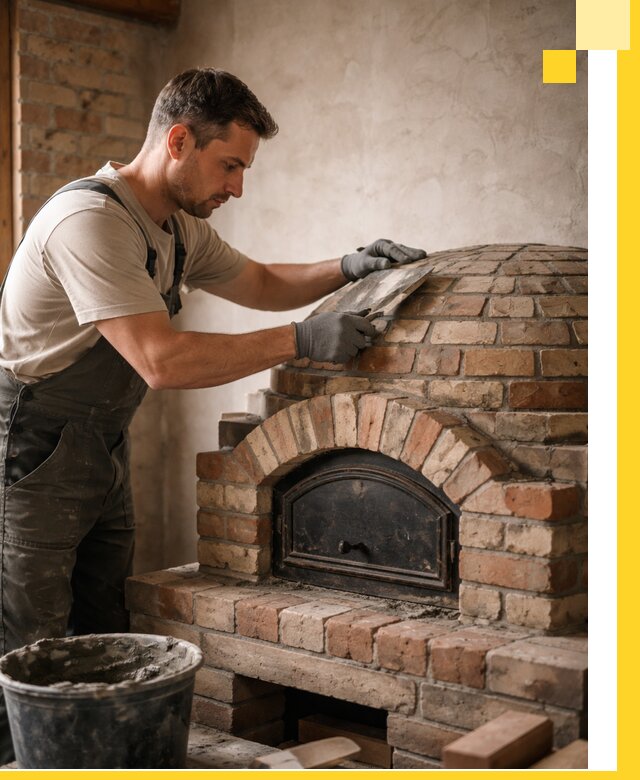 Изготовление и монтаж помпейских печей на заказ в Гатчине