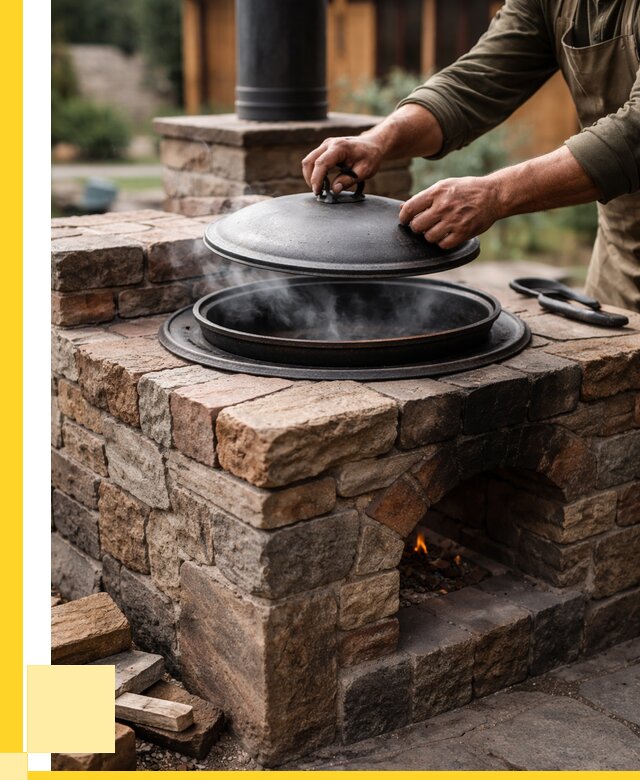 Печи для казана в Гатчине по цене от 18497 р. | ЭриданГтч