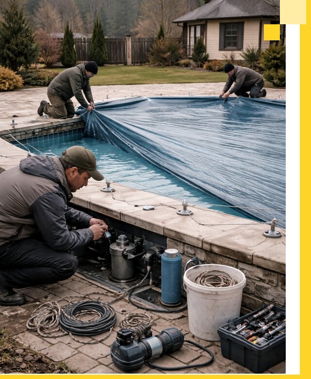 Консервация бассейнов в Гатчине: подготовка к длительному хранению