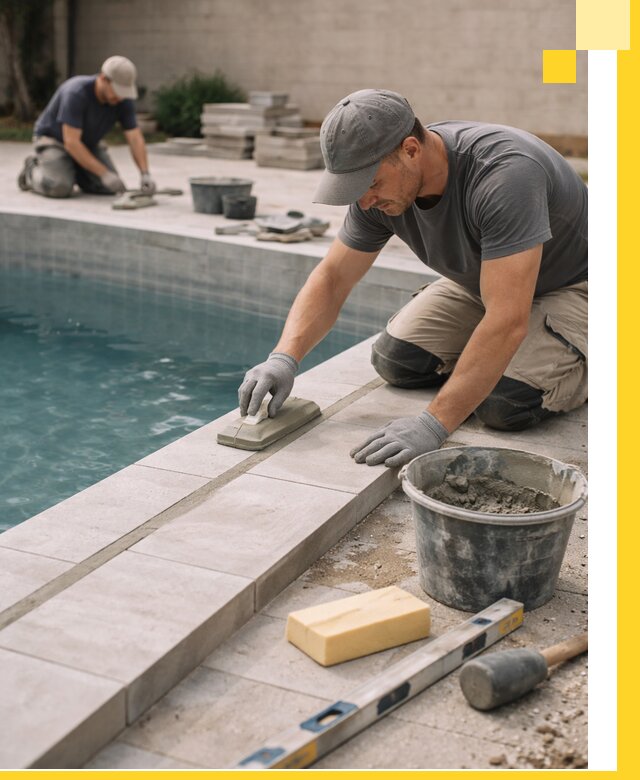 Отделка бассейнов в Гатчине: декоративная отделка и гидроизоляция