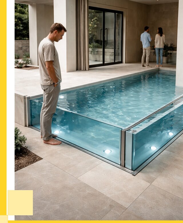 Стеклянные бассейны в Гатчине от 1233120 р. | ЭриданГтч — мозаика