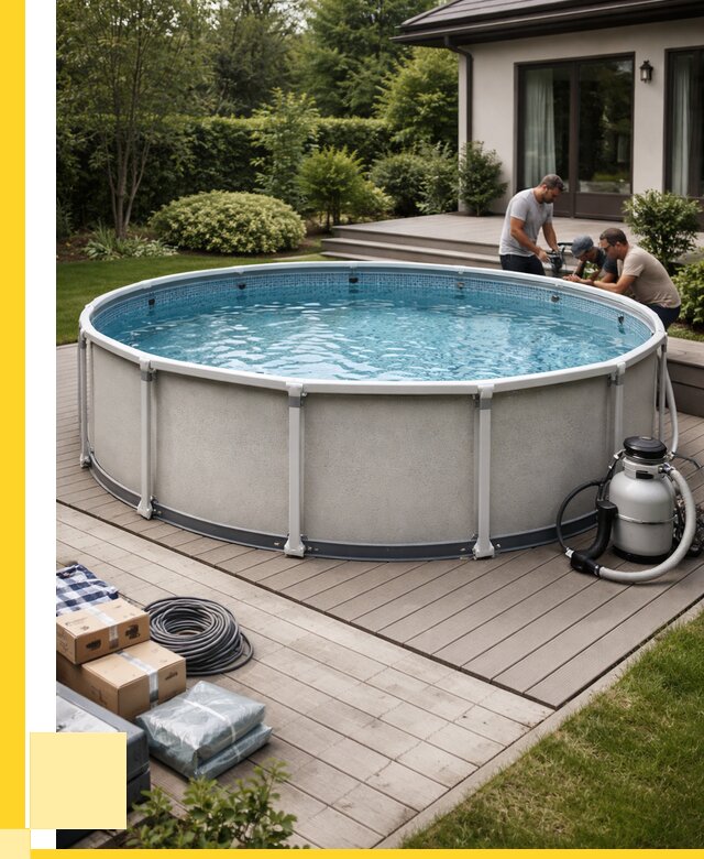 Купить каркасные бассейны в Гатчине от 46242 р. | ЭриданГтч