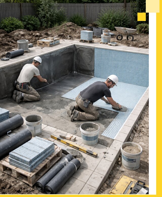 Проектирование и строительство стационарных бассейнов в Гатчине