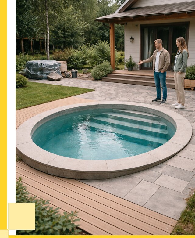 Бассейн на даче под ключ в Гатчине от 205520 р., ЭриданГтч