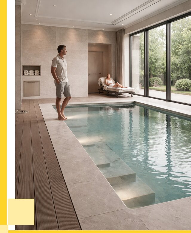 Бассейны в коттедже под ключ в Гатчине от 1233120 р. | ЭриданГтч