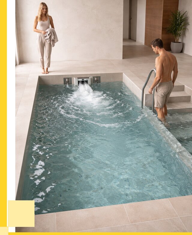 Бассейн с противотоком в Гатчине от 256900 р. | ЭриданГтч