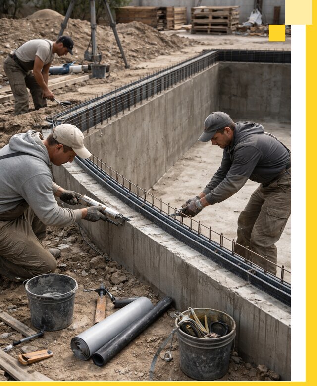 Качественный монтаж чаши бассейна в Гатчине под ключ с гарантией