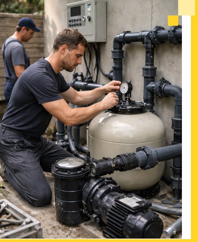 Поставка и монтаж фильтровального оборудования для бассейнов в Гатчине