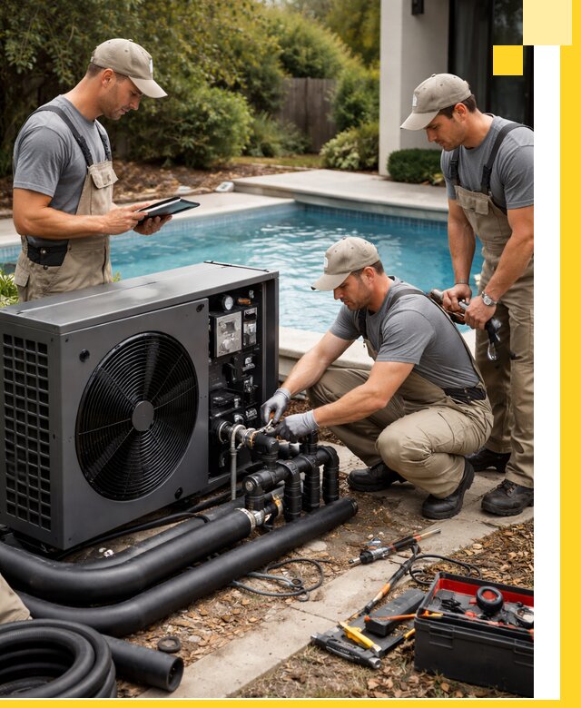 Проектирование и установка тепловых насосов для бассейнов в Гатчине