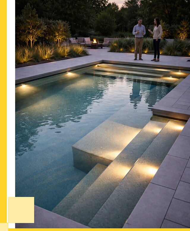 Освещение бассейнов в Гатчине под ключ от 25690 р. | ЭриданГтч