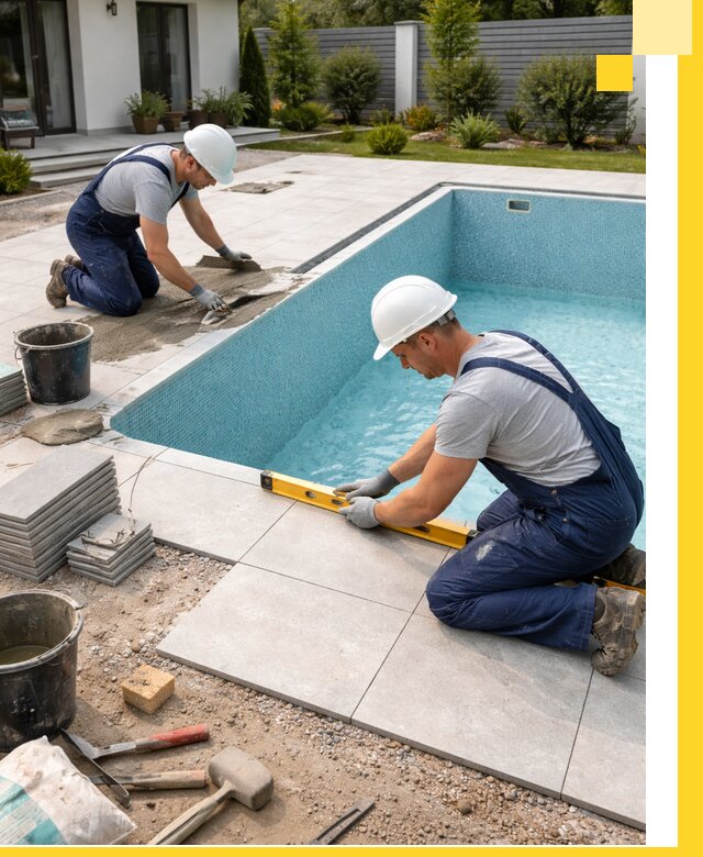 Строительство и монтаж плавательных бассейнов под ключ в Гатчине