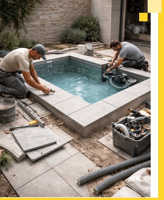 Мини бассейны под ключ в Гатчине, дизайн и установка