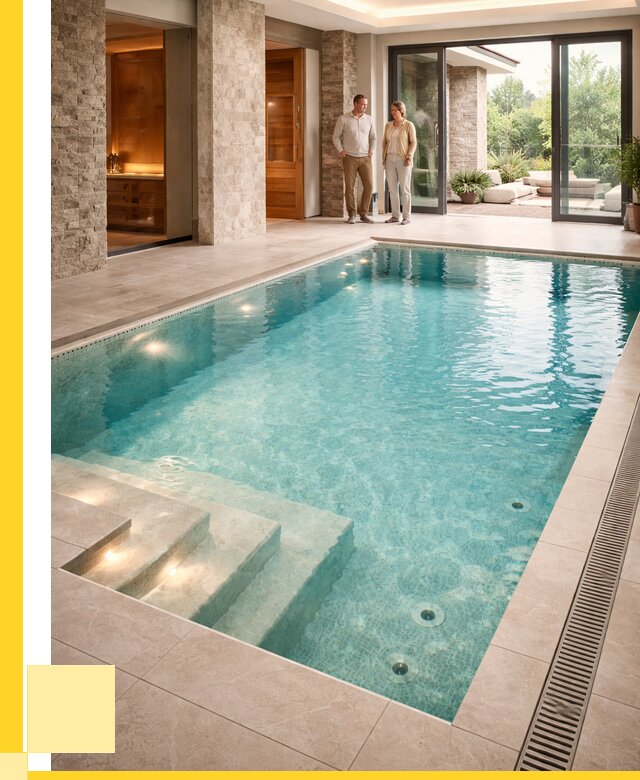 Бассейн во дворе в Гатчине: проект, отделка от 1233120 р. | ЭриданГтч