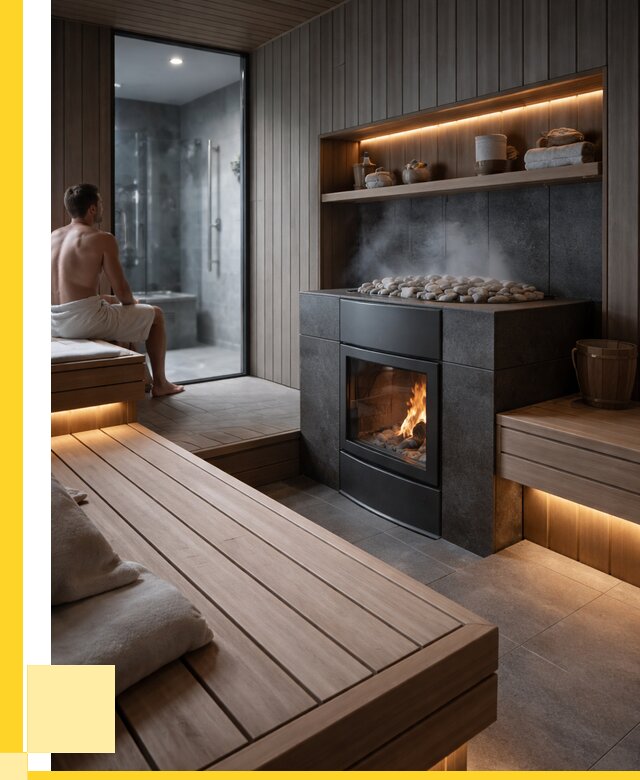 Проект сауны в частном доме в Гатчине от 35966 р. | ЭриданГтч