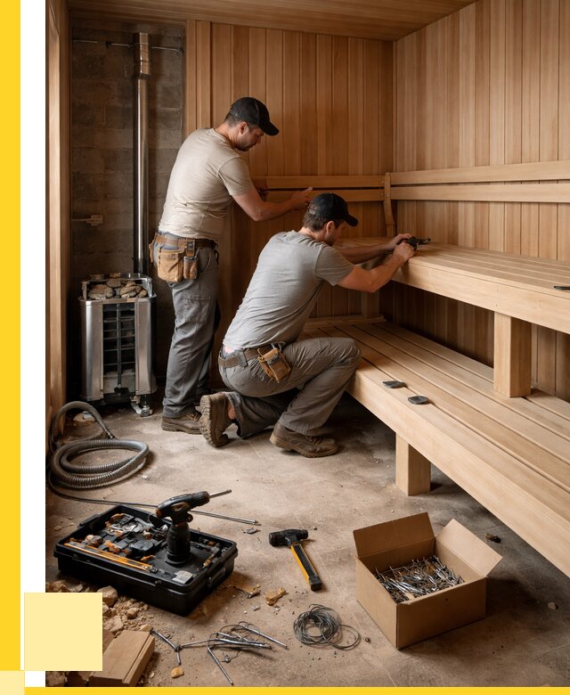 Монтаж саун под ключ в Гатчине от 123312 р. | ЭриданГтч