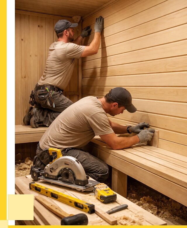 Обшивка саун вагонкой в Гатчине от 2569 р. | ЭриданГтч