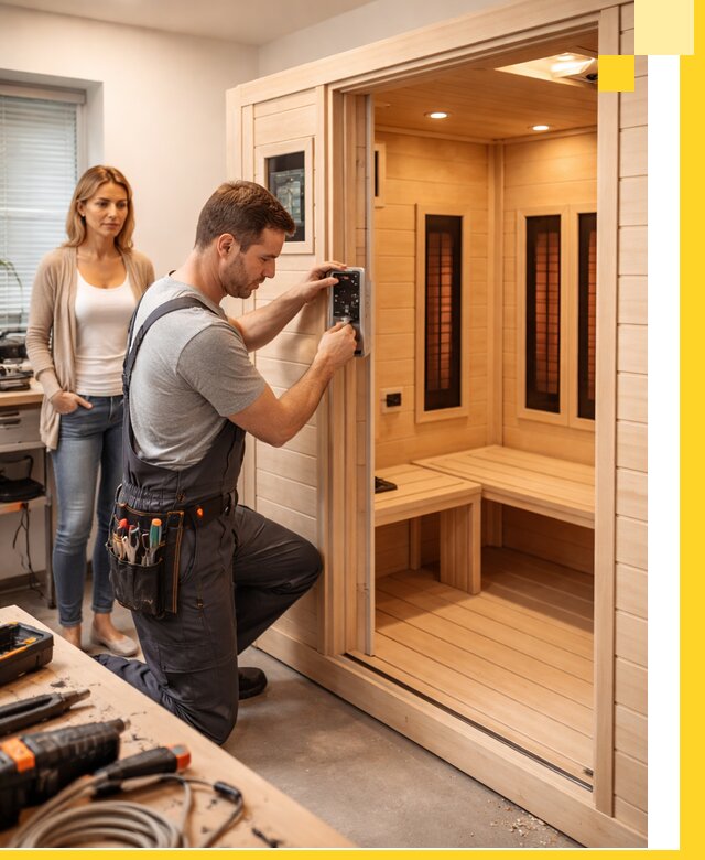 Инфракрасные сауны под ключ в Гатчине продажа и установка