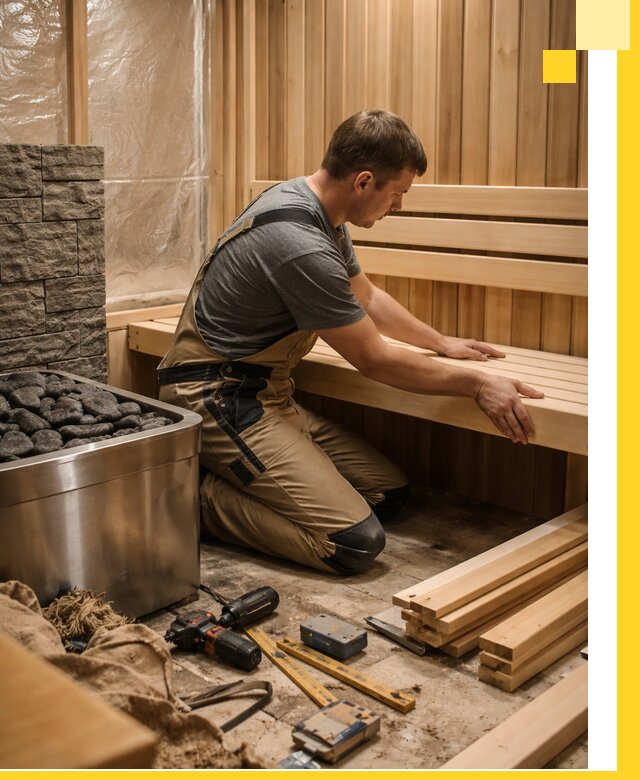 Сауны для дома под ключ с проектированием и монтажом в Гатчине