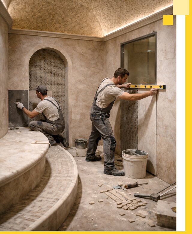 Проектирование и строительство саун с хамамом под ключ в Гатчине