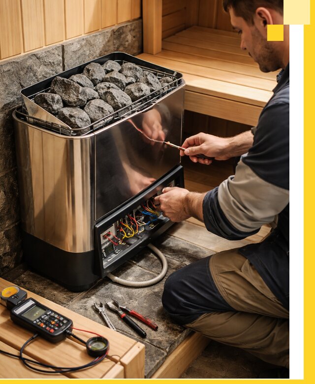 Продажа и установка электрокаменок для саун в Гатчине