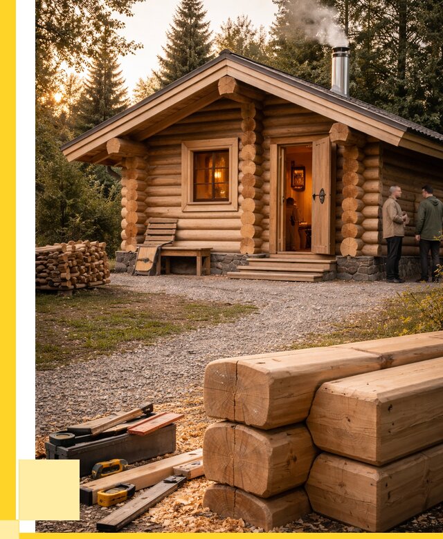 Строительство бань и комплексов в Гатчине от 462420 р.| ЭриданГтч