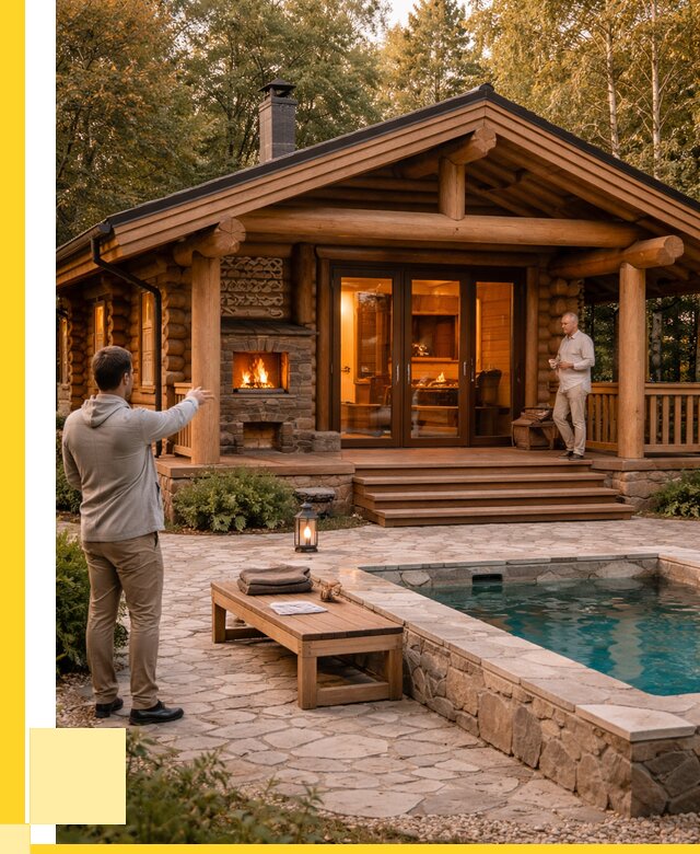 Проекты бань и хамам в Гатчине от 25690 р. | ЭриданГтч