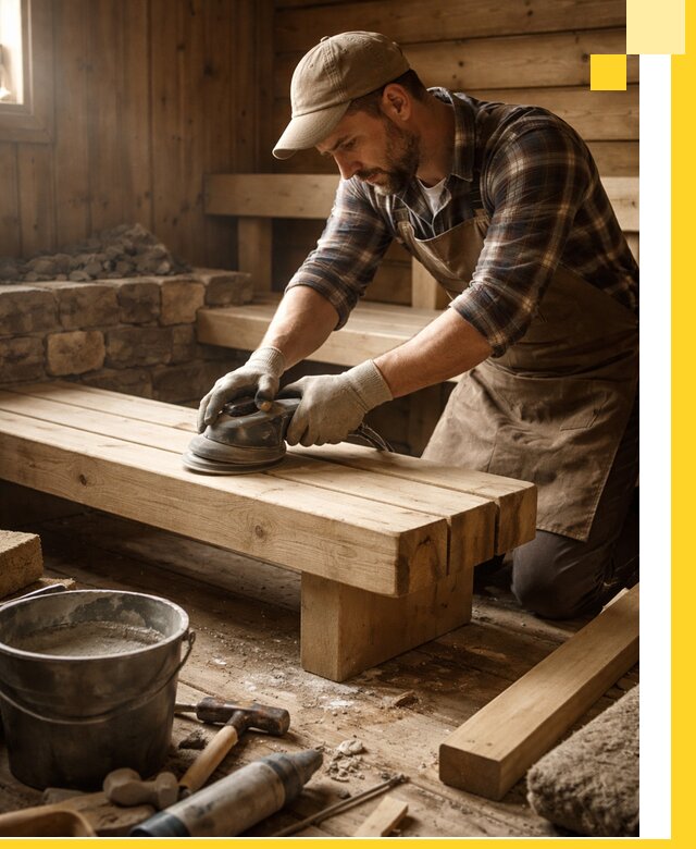 Ремонт бань под ключ в Гатчине с гарантией качества и сроков