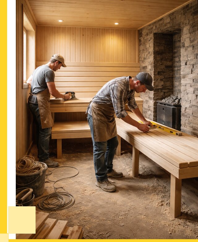 Отделка бани в Гатчине: внутренняя отделка от 3083 р. | ЭриданГтч