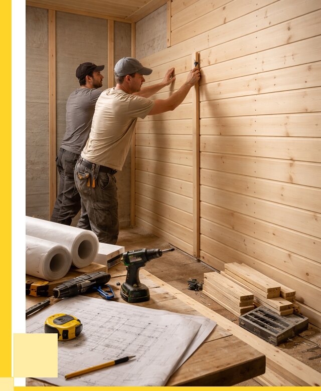 Обшивка бани вагонкой в Гатчине от 1233 р., ЭриданГтч